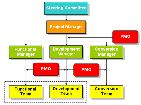 Project Team With PMO